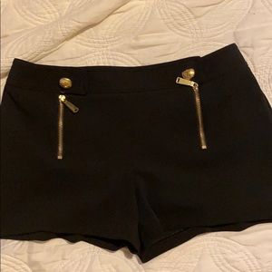Express Black Sailor shorts size 6